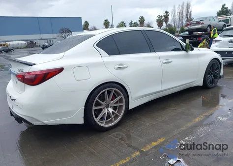 2018 Infiniti Q50 3.0T Red Sport 400 from USA, damaged, VIN JN1FV7AP7JM461225